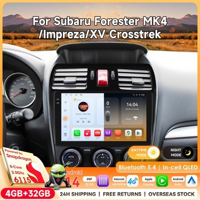 Qualcomm 8Core For Subaru Crosstrek/XV 2012-2014 GPS Navi Car Stereo Radio DSP