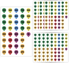 Rifle Scope Turret Stickers - 10 Pack for Precision Shooting and Hunting