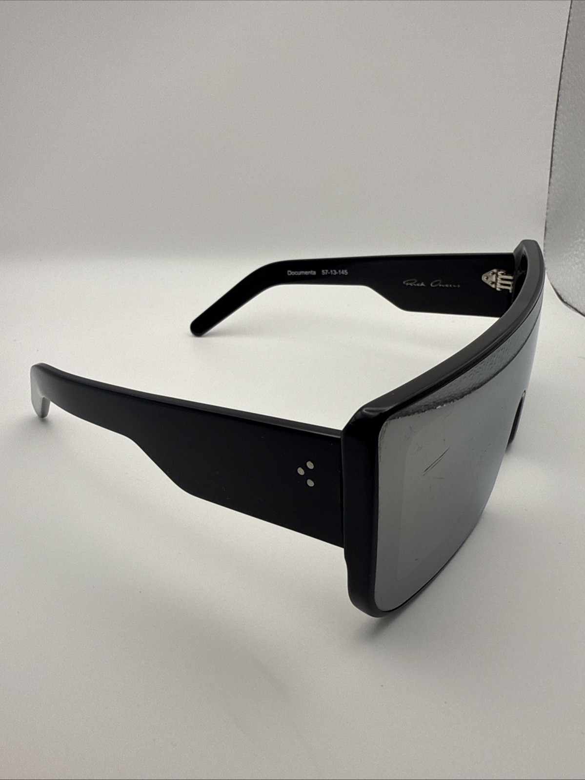 Rick Owens Documenta Mirror Shield Sunglasses Pre… - image 2