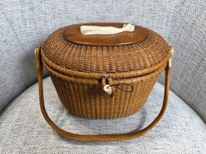 NANTUCKET LIGHTSHIP BASKET ~ LIGHTHOUSE SHIP FOLK ART ~ NAUTICAL HISTORY