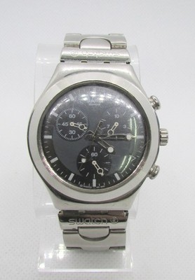 SWATCH IRONY V8 Swiss Quartz Men's Stainless Steel 40mm Chronograph Wrist Watch