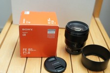 Sony FE 85mm f/1.8 Lens SEL85F18 - Mint Condition - Box, Hood  ND Filter