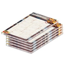 PRICARO Einkaufsliste "Farmhouse" magnetisch A6 25 Blatt Einkaufszettel 5 Stück