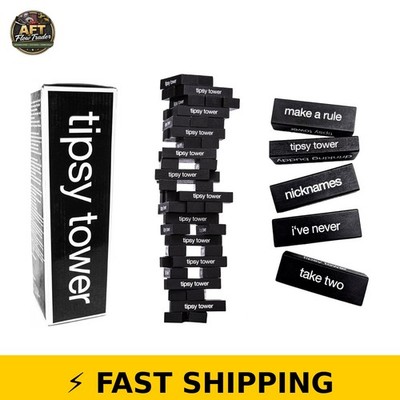 Tipsy Tower Drinking Game - 35+ Party Games in One