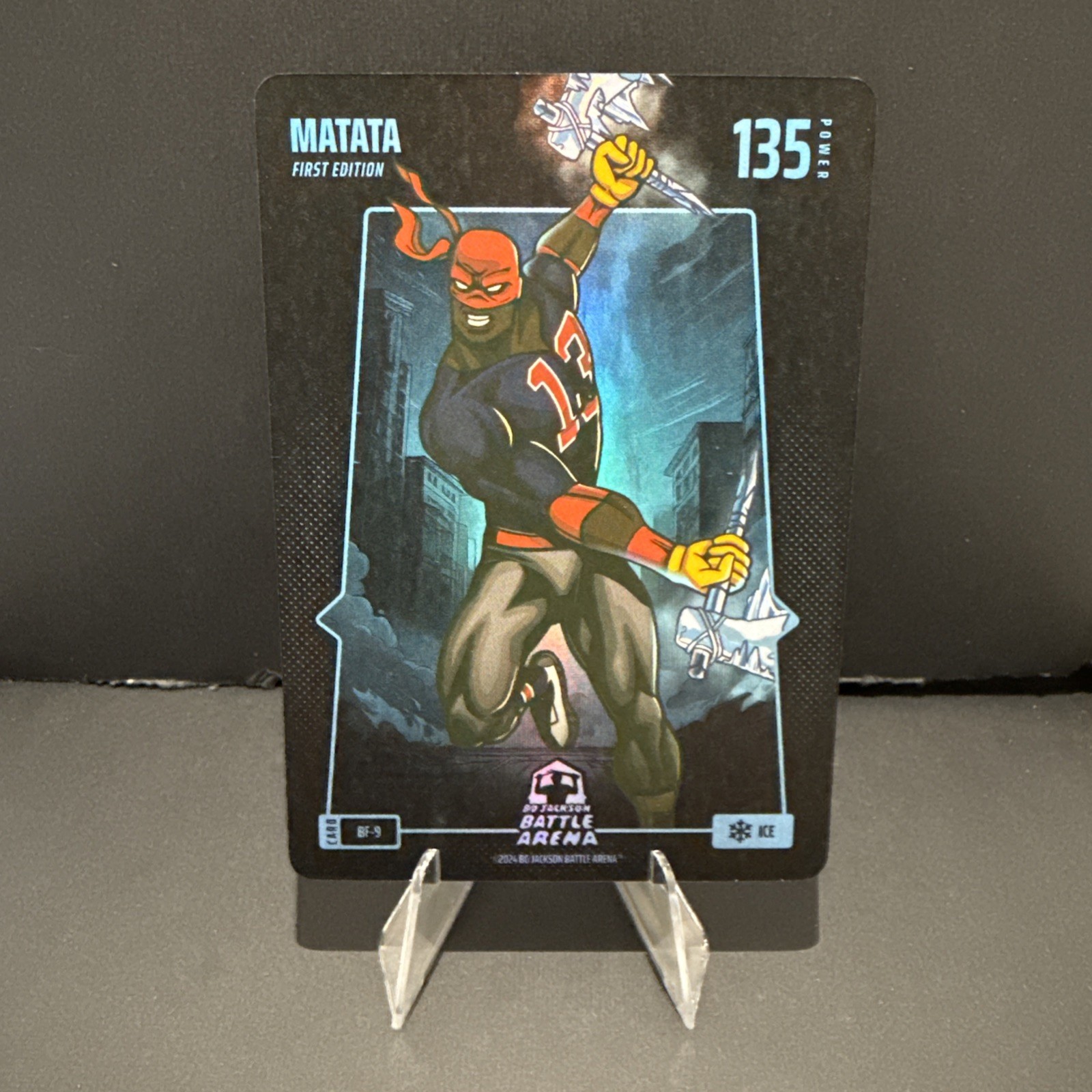 Bo Jackson Battle Arena Battlefoil Ice Matata #5 Ronald Acuna