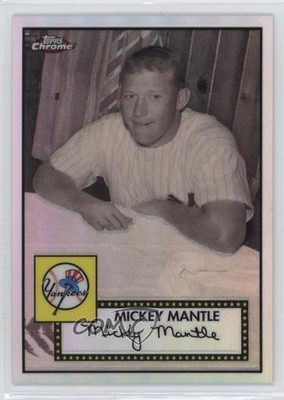2007 Topps Chrome The Story Refractor 111/500 Mickey Mantle #MMS10 HOF 7v7