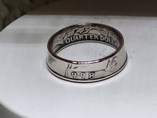 1998 - Size 9  Dated Quarter Coin Ring