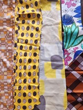 1960s Mod Scarf Lot Of 5 Sash Scarves