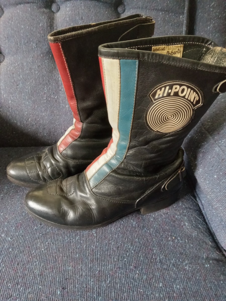Kenny Roberts Hi-Point Boots! Vintage Alpinestars Hi-Point Kenny Roberts Boot Italy  main image 2