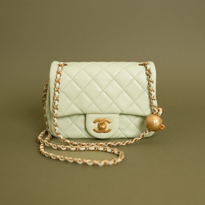 Chanel Mini Coco Crush, Light Green