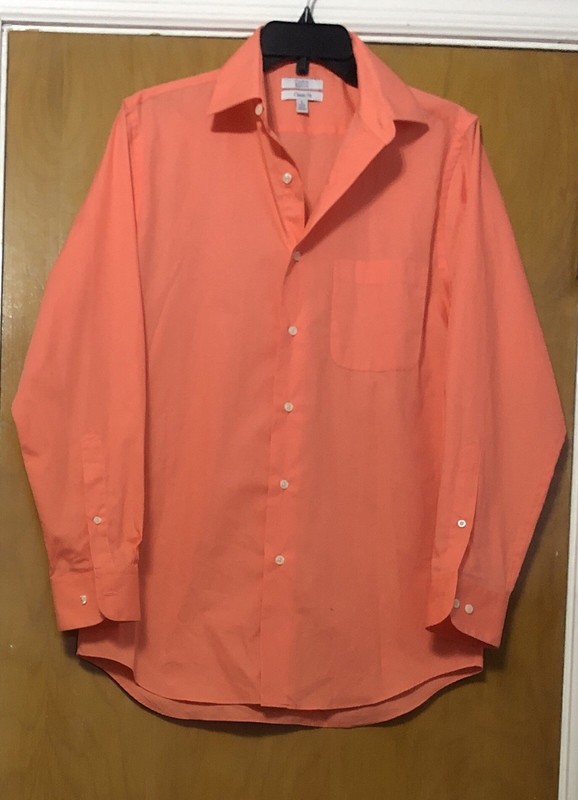 EUC Mens Croft Barrow Classic Fit Pocket Stretch Dress Shirt 14-14.5/32-33 (S)