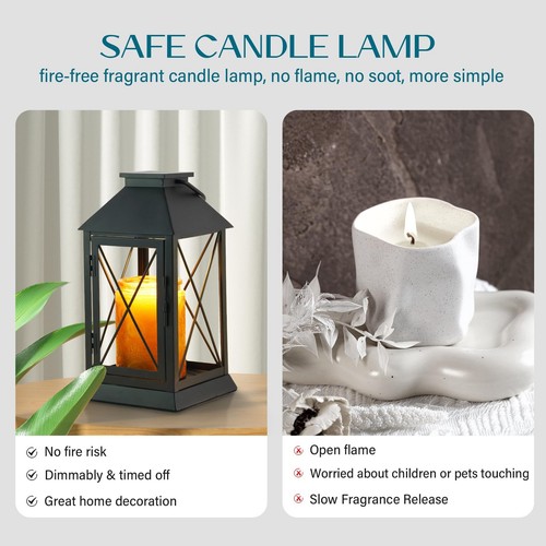 Candle Warmer Lamp,Candle Warmer Lamp with Timer,Candle Warmer Lantern for Ja... - Picture 3 of 6
