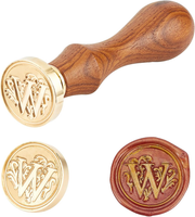 Elite 1 StüCk Diy Holz Wachs Siegel Stempel, Alphabet Scrapbook Messing Stempel