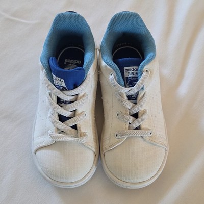 Adidas Primetime Octopus Stan Smith Kids Sneaker US 7K White/Blue Boys Girls