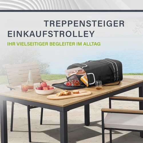 Einkaufstrolley 56 Liter Klappbar Einkaufswagen Shopping Trolley Handwagen DHL - Bild 17 von 33