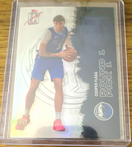Topps 2025-26 Signature Class Cooper Flagg Mavericks RC Chrome Refractor #101