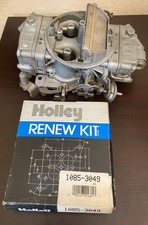 Holley 4 Barrel Carburetor And Holley Renew Kit 1085-3049 Untested Holley 4 Barrel Carburetor And Holley Renew Kit 1085-3049 Untested