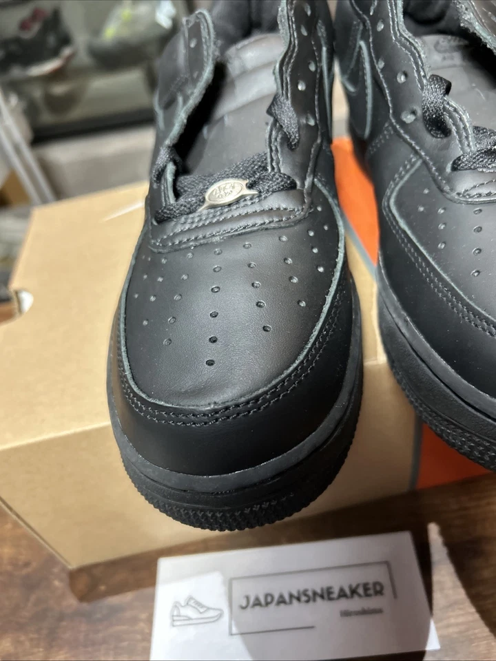 Size 10 - Nike Air Force 1 Black 306353-001 Authentic OG BOX DS 2003 - Image 3 of 4