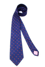 2816  PINK MEN'S TIE 100 SILK MADE IN UK