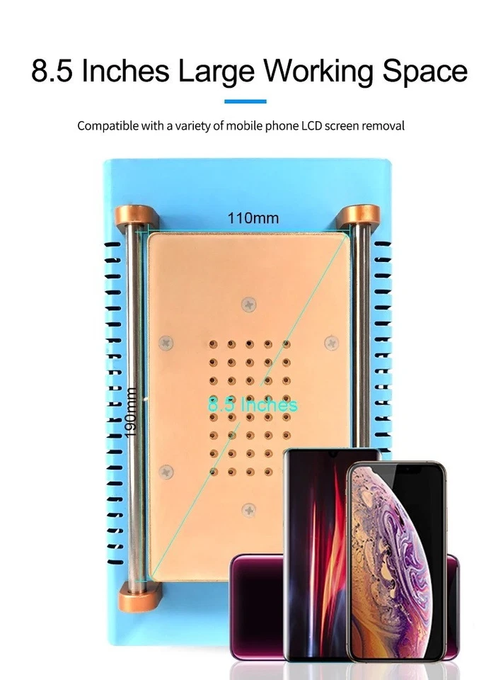 Edge Curved Screen Separator 8.5" Glue Remover In Frame Plate Sunshine S-918K UK - Image 2 of 4