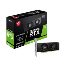 MSI G3050LP6C GeForce RTX 3050 LP 6G OC Low Profile 6GB GDDR6 Graphics Card