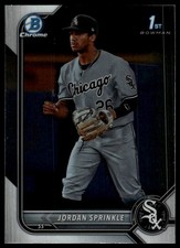 2022 Bowman Draft #BDC-183 Jordan Sprinkle Chrome