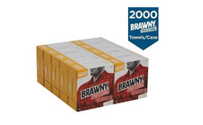 Brawny Professional H600 Tall Box Disposable Cleaning Wipes, 10 Boxes-Case 29316