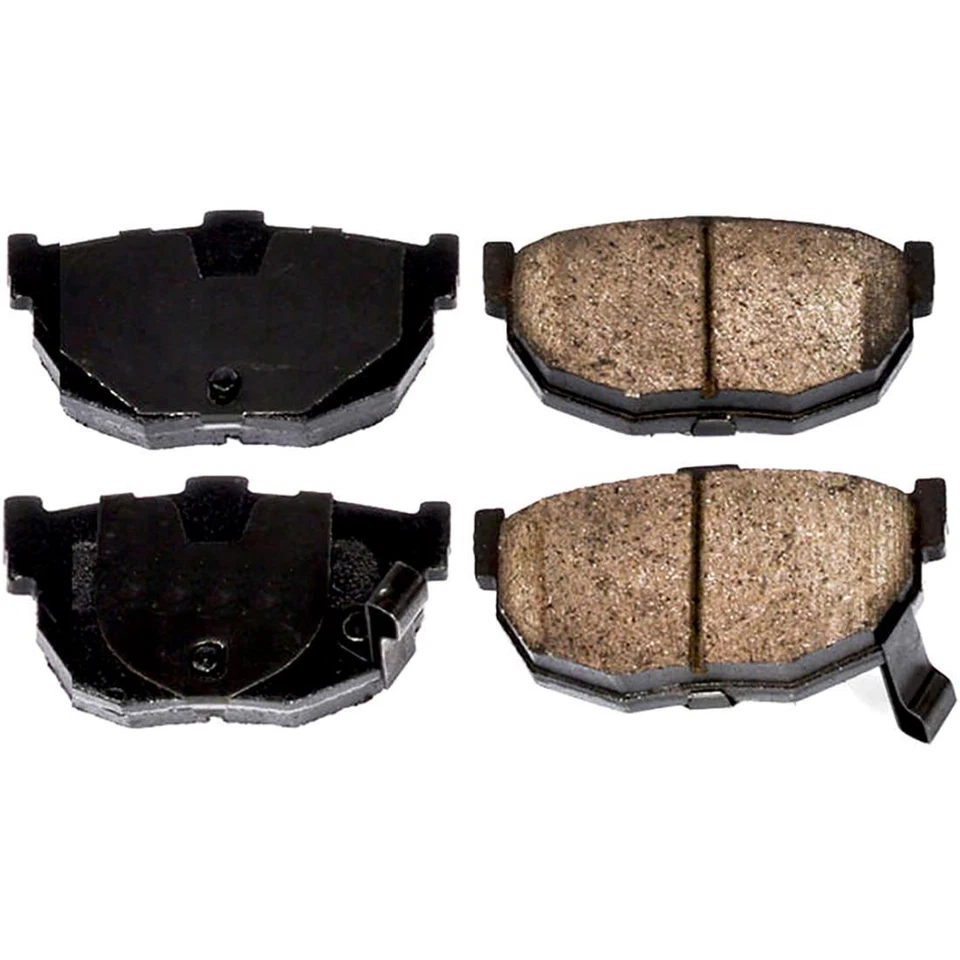 Комплект передних задних левых и правых тормозных колодок Power Stop для Nissan Stanza 1992 1991 1990 - Изображение 3 из 4