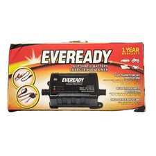 Eveready 0.75-amp Automatic 6 Volts 12 Volts Battery Charger Maintainer Eveready 0.75-amp Automatic 6 Volts 12 Volts Battery Charger Maintainer