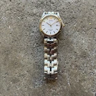 VINTAGE SEIKO GOLD TONE WATCH MEN WATER RESISTANT REF 7N32-0049