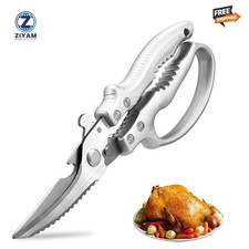 Heavy Duty Kitchen Scissors, Poultry Shears for Meat, Chicken, Bone, Turkey,
