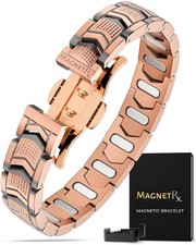 MagnetRX Copper Bracelet for Men Premium Bracelet with Adjustable Arrow Style