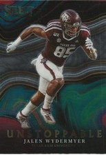 Jalen Wydermyer 2022 Panini Select Draft Picks #US-JW Unstoppable Texas A&M