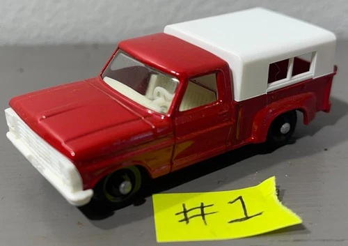 Matchbox Lesney Ford Pick-Up No.6 Black Base White Grill #1 Excellent