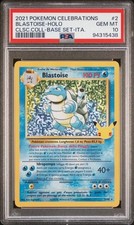 Pokemon Blastoise 2/102 Psa 10 gran festa celebrations 25th ita