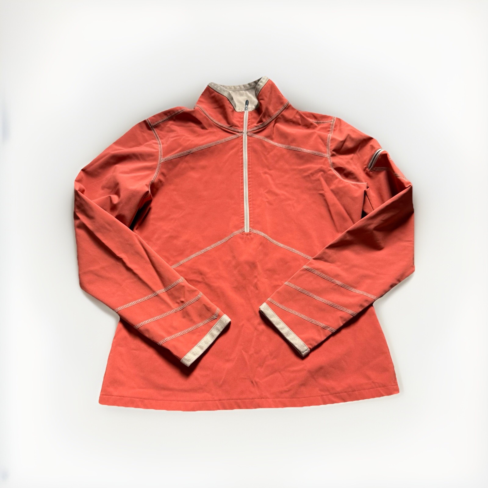 ATHLETA SOFT SHELL PULLOVER Women’s Medium Quarte… - image 1