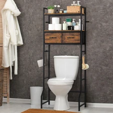 over the Toilet Bathroom Storage Cabinet for Freestanding, above Toilet Shelf wi