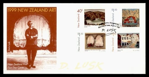 DR WHO 1999 NEW ZEALAND FDC ART COMBO $1.80 R38971
