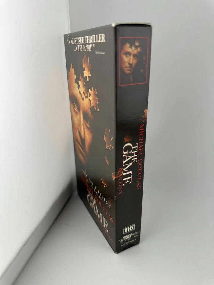 The Game VHS 1997 Michael Douglas Sean Penn Thriller David Fincher Film - Image 3 of 3