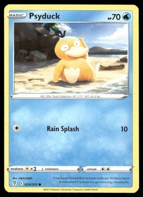 Pokémon TCG Pokémon Psyduck Psyduck Common Regular