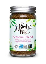 Fairtrade Organic Instant Coffee - 100% Arabica - 100g Jar -  Bird & Wild RSPB