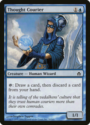 Magic MTG TCG Fifth Dawn 2004 Thought Courier 38/165