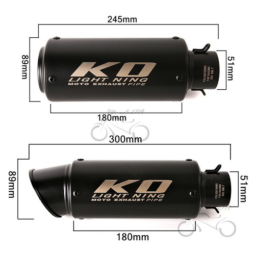 Slip on Muffler Exhaust System Modified for DUKE 390 RC390 2017-20 Vitpilen 401 - Picture 4 of 12