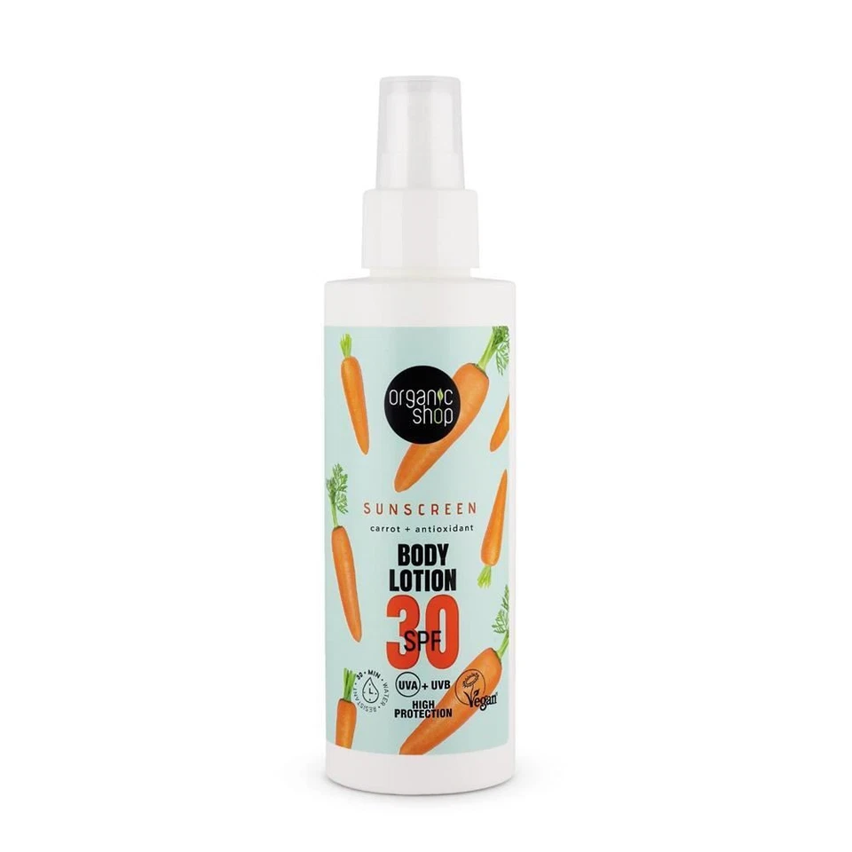 ORGANIC SHOP Bio Shop Karotte Sonnencreme Körperlotion LSF30 - 150ml