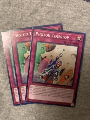 Yugioh! 3x Photon Timestop MP24-EN328 Common 1st Ed NM