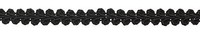 FranzöSische Zopf-Borte, Style# Fgs, Farbe# K9 Pure Black, 54.6 Yards