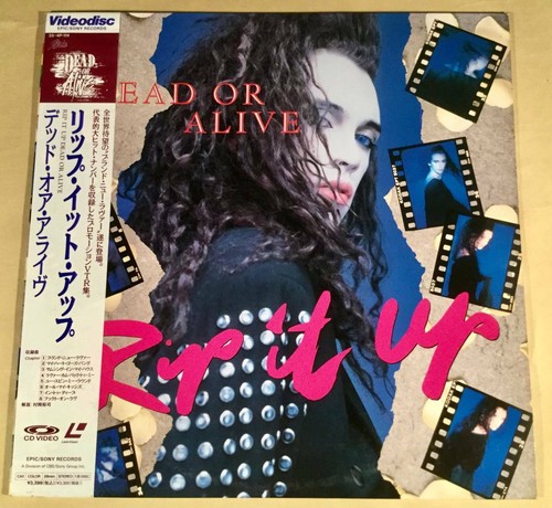 Dead Or Alive Pete Burns Rip It Up The Videos Japanese Laser Disc With Obi Rare Ebay