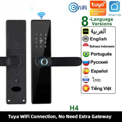 Smart Lock Fingerprint Digital Password Electronic Lock Keyless Access TypeC USB