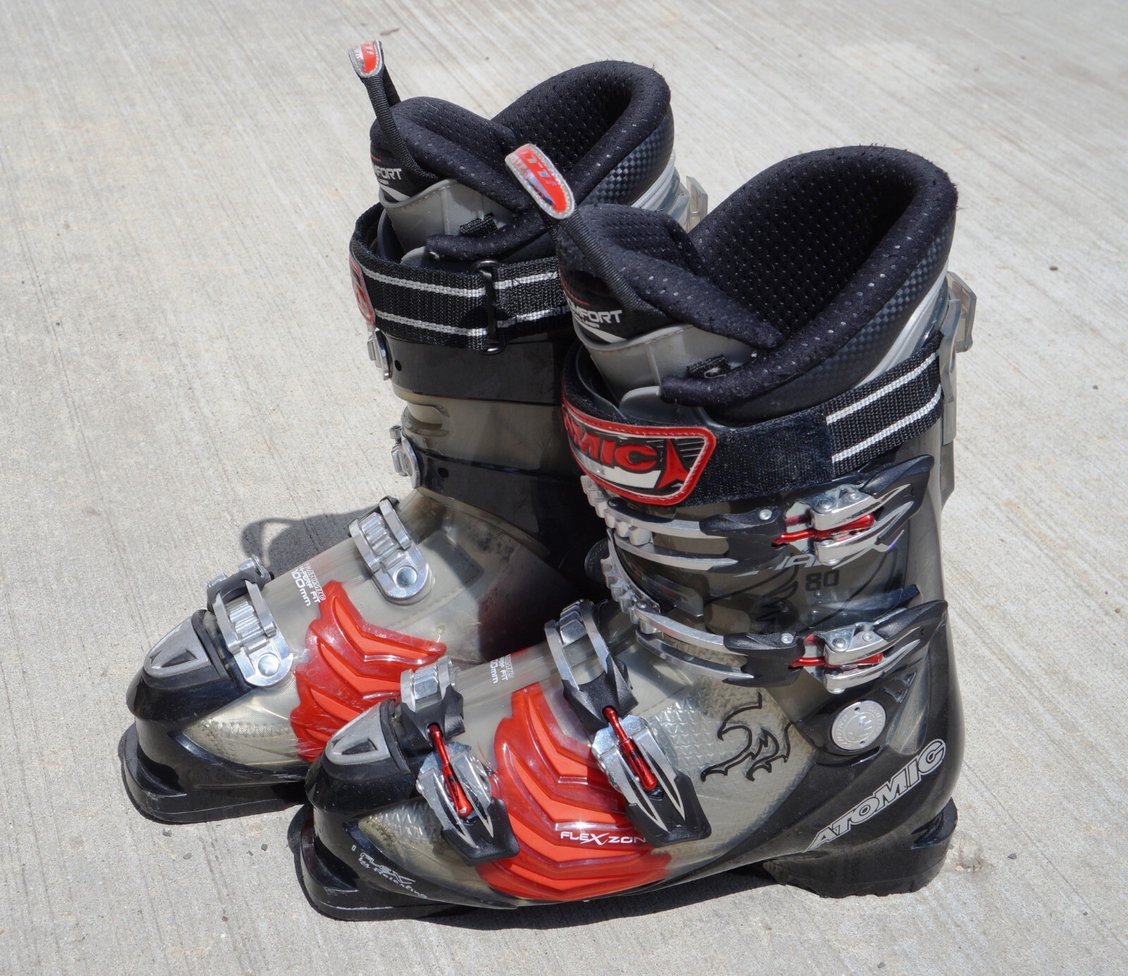 SALOMON ATOMIC HAWX 80 STIVALI DA SCI UOMO 27 27.5 9 9.5 CON RECCO!