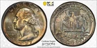 1957 WASHINGTON QUARTER 25C TYPE B REV FS-901 PCGS MS65 UNCIRCULATED TONED (Q45)